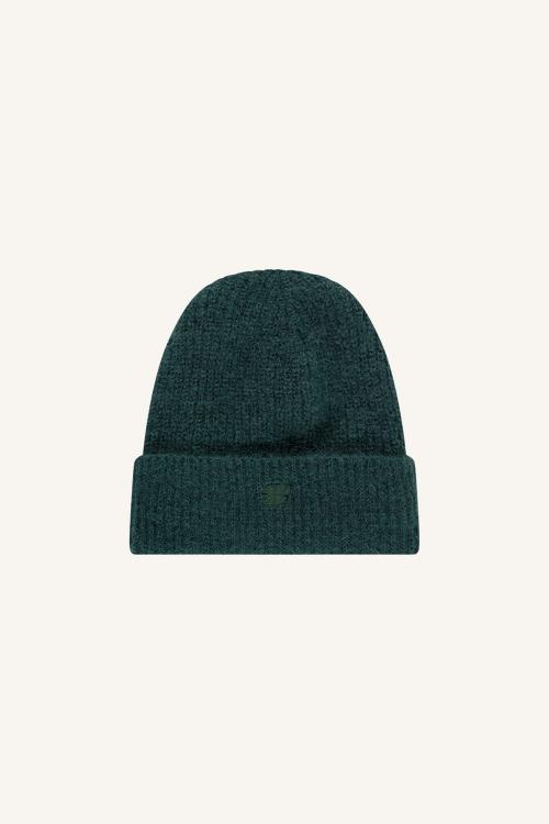 By-Bar Logo Beanie Dark Green unisex Mütze Mohair grün